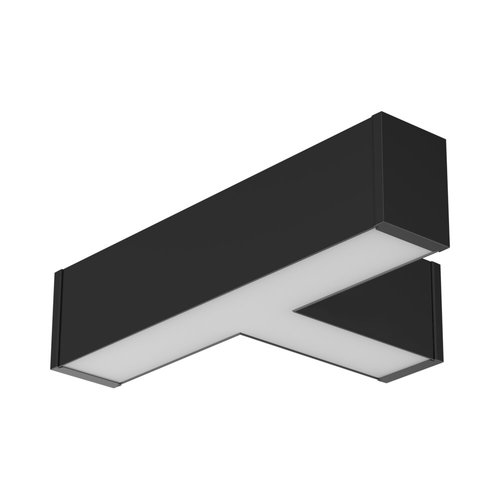 פרופיל חיבור פיקסון שחור בצורת Nisko FIXON 15W 3CCT T