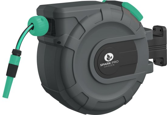 גלגלת גינה אוטומטית (1/2) 10 מטר SPARK PRO
