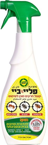 פליי ביי פרעושים נמלת האש 1 ליטר GREEN PLACE