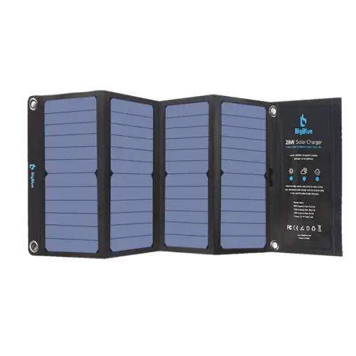 פאנל טעינה סולארי BIGBLUE 28W PV