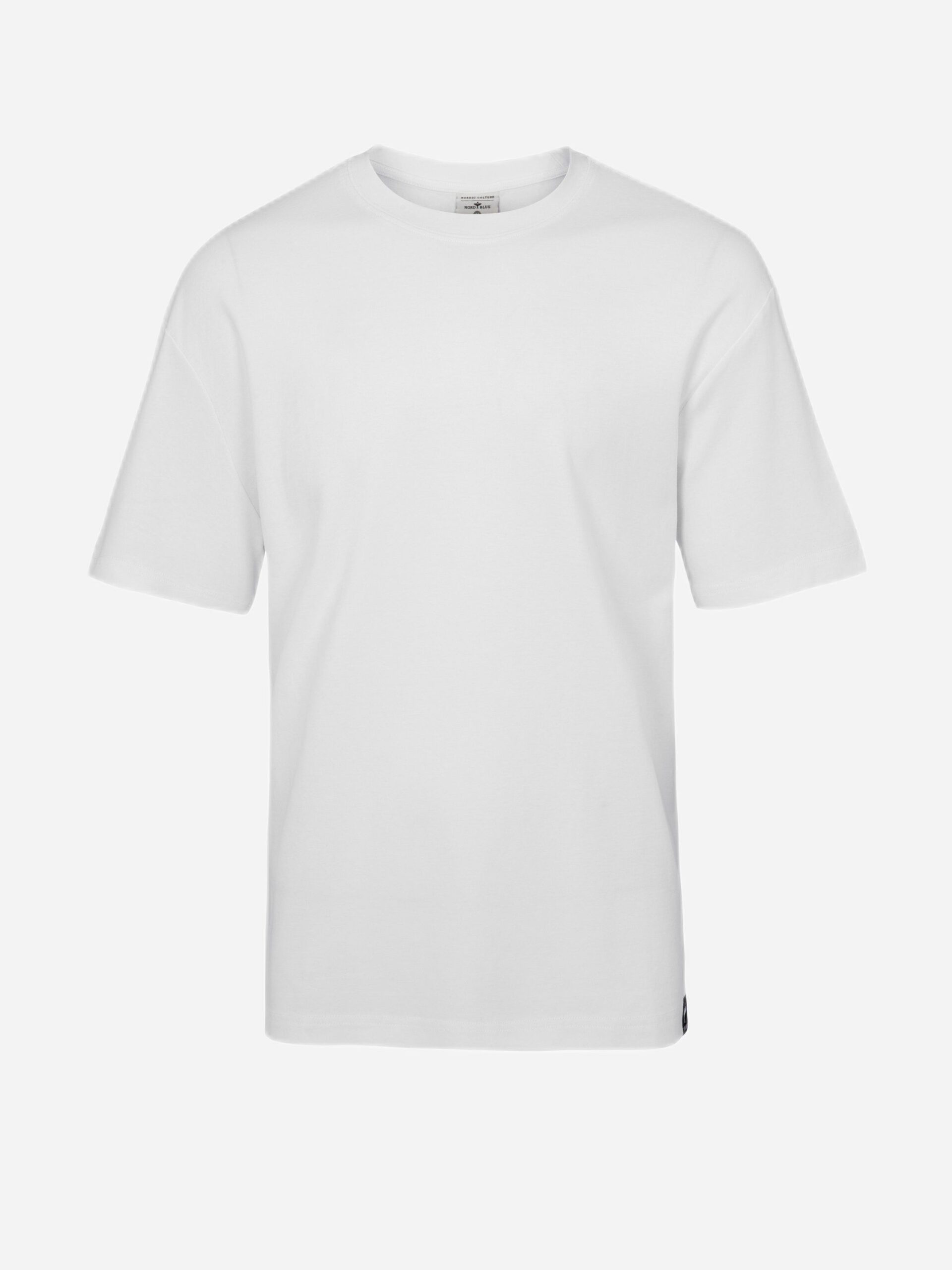 חולצת טי-שירט לבן Classic Fit Joey‏ Nord Blue
