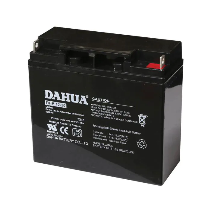 מצבר(סוללה) DAHUA 12V 20AH